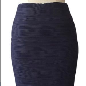 Jennifer Lopez midi navy skirt Sz L